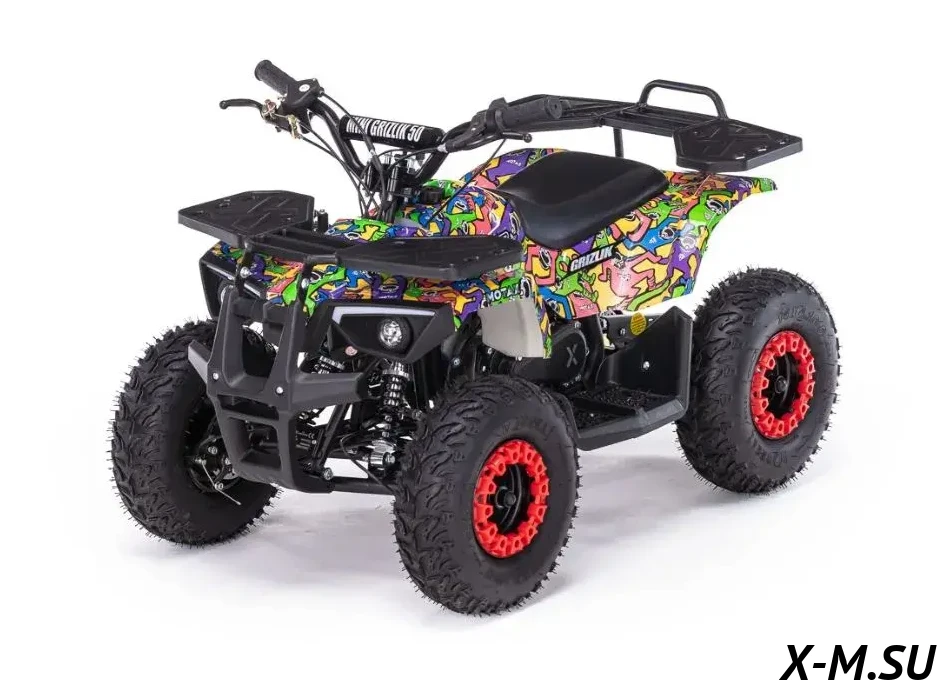 Детский бензиновый квадроцикл MOTAX GRIZLIK MINI ES с электростартером и родительским пультом Детский бензиновый квадроцикл MOTAX GRIZLIK MINI ES с электростартером и родительским пультом