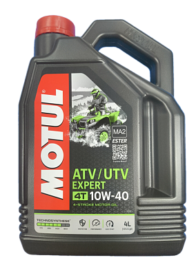 Масло моторное Motul 10w40 п/син. 4Т ATV-UTV Expert 4л НЕ МАРК