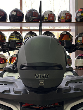 Шлем модуляр HETOSHI OIKE цв. Черно-серый р.XL