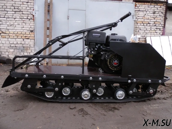 Мотобуксировщик AhtaR Зима 9 л/с с вариатором