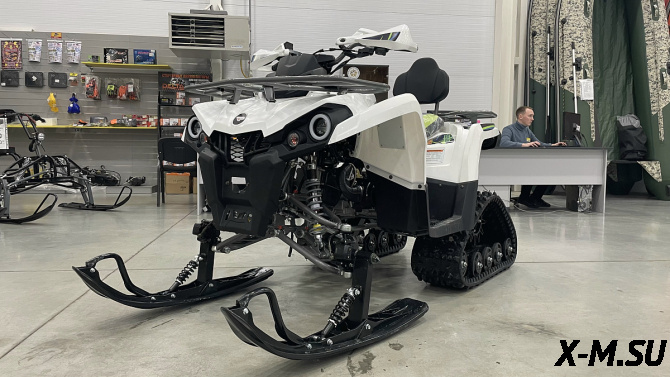 Зимний комплект для квадроциклов ATV PROMAX/GBM и т.д 150-300 (лыжи и гусеницы) D24,8-24T